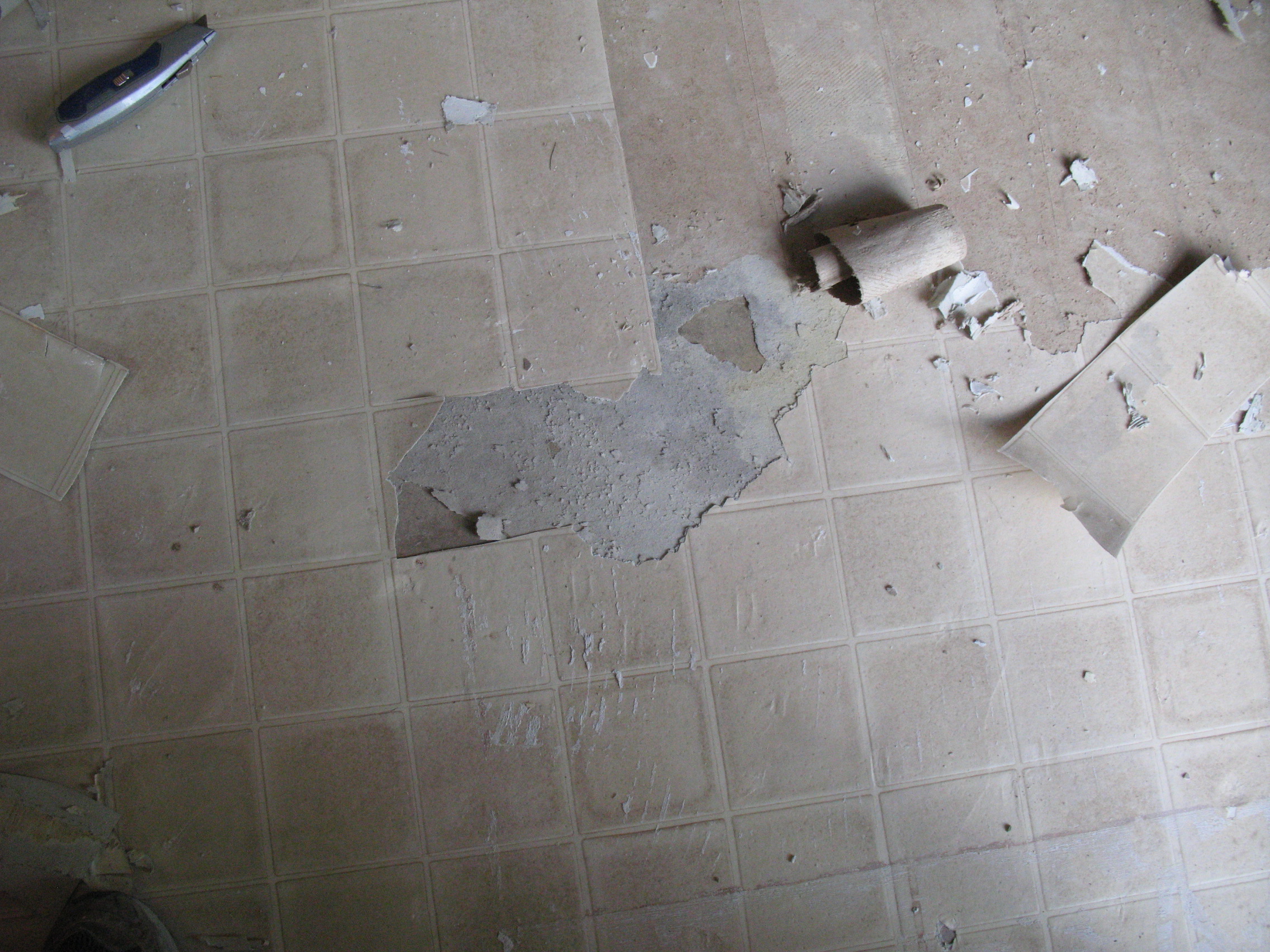 Removing Old Linoleum Flooring